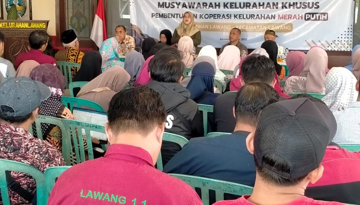 Kelurahan Lawang Bentuk Koperasi “Merah Putih”, Anggota DPRD Nur Mutiah Faridah Beri Dukungan Penuh