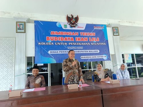 Cegah Stunting, H. Kholiq Fasilitasi Pelatihan Budidaya Lele di Desa Rejoyoso