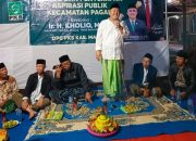 Tasyakuran Pembangunan Jalan Rabat Beton dan Dialog Aspirasi Bersama Abah Kholiq di Desa Sumbermanjing Kulon