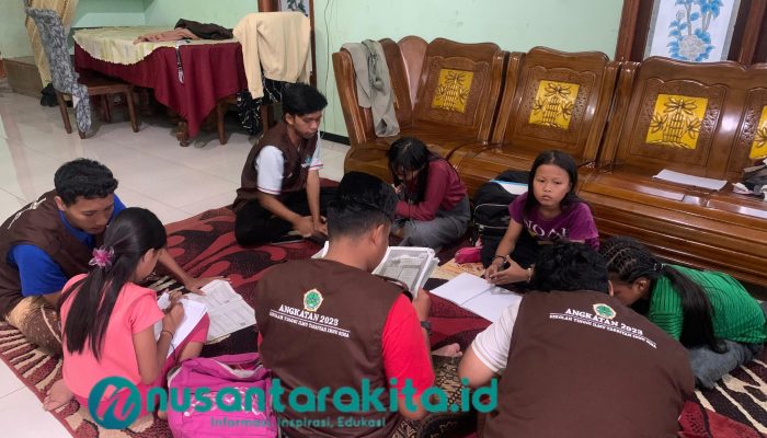Bimbingan Belajar di Posko KKN, Upaya Mahasiswa STIT Ibnu Sina Kepanjen Dukung Pendidikan Anak Desa